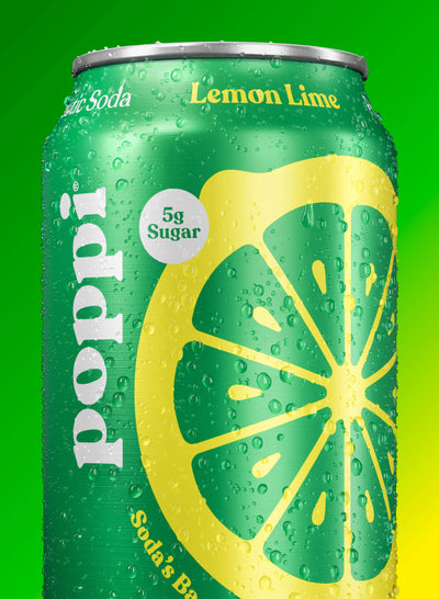 POPPI LEMON LIME SODA 355ml