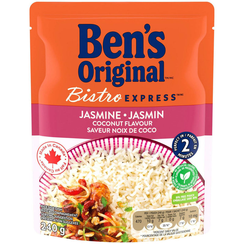 BENS B/EXP RICE JASMINE COCONT [240 g]