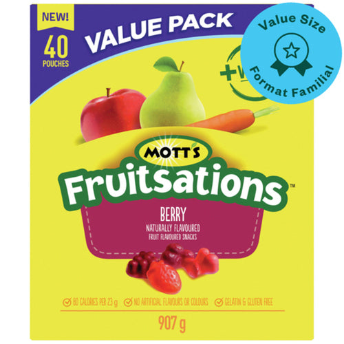 MOTTS FRUITSATIONS BERRY 40CT [907 g]