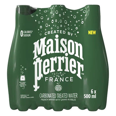 MAISON PERRIER CARBONATED TREATED WATER 6x500ml