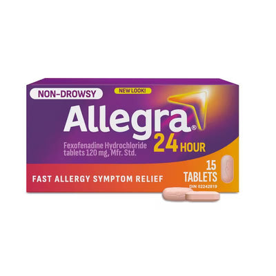 ALLEGRA NON DROWSY 120mg 15s [15 ea]