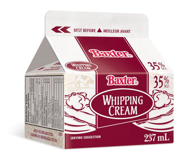 BAXTER WHIPPING CRM 237ml