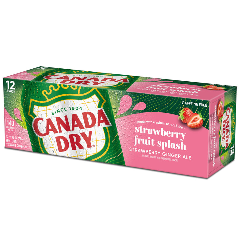 CAN DRY STRWBRY GNGR ALE 12pk