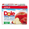 DOLE APPLE JUICE 12PK