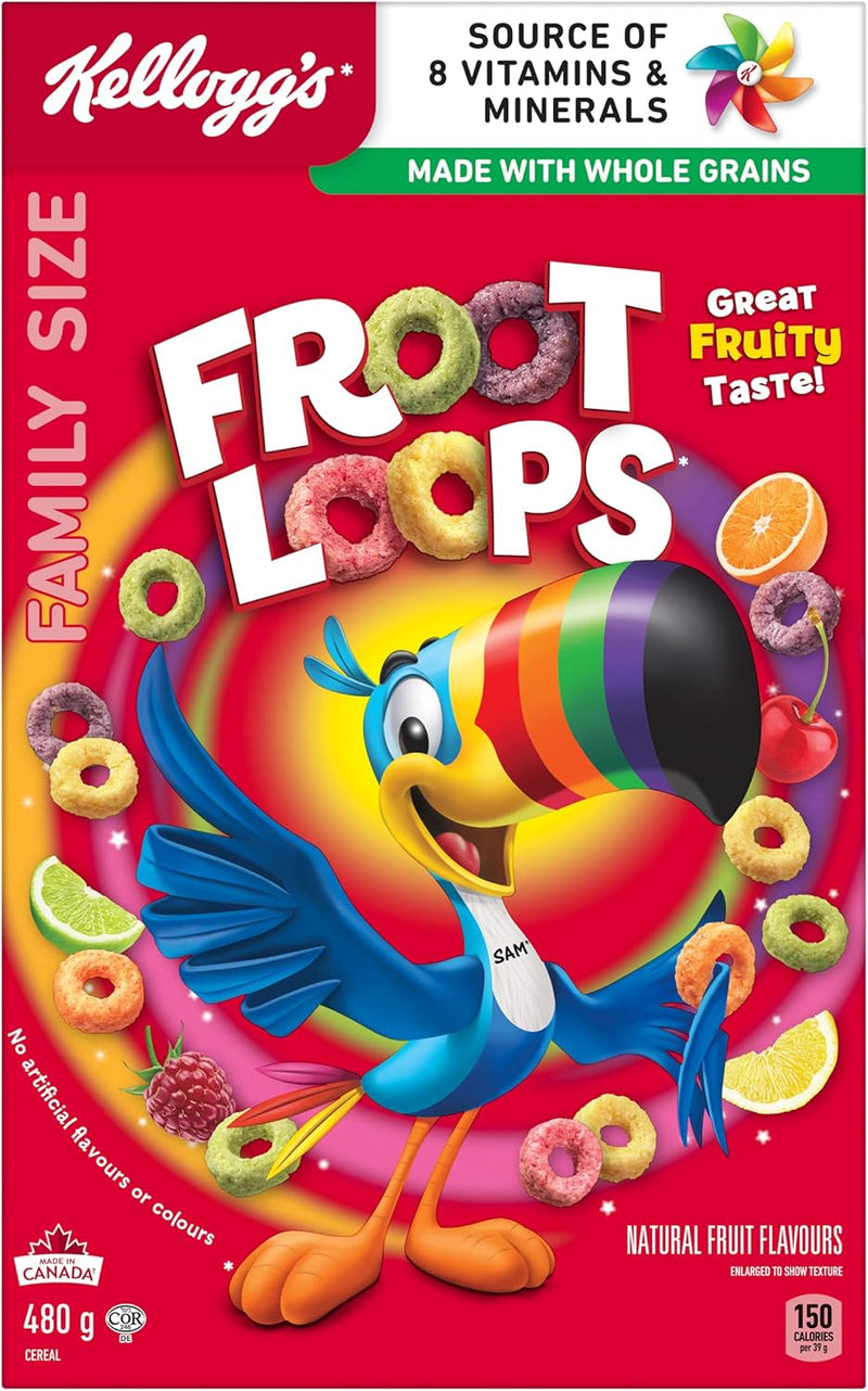 KLLGS FROOT LOOPS FAM SIZE [480 g]
