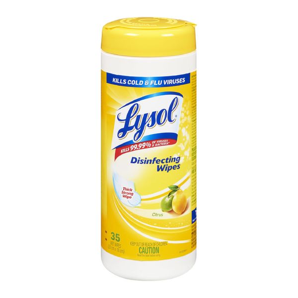 LYSOL WIPES CITRUS 35s [35 ea]