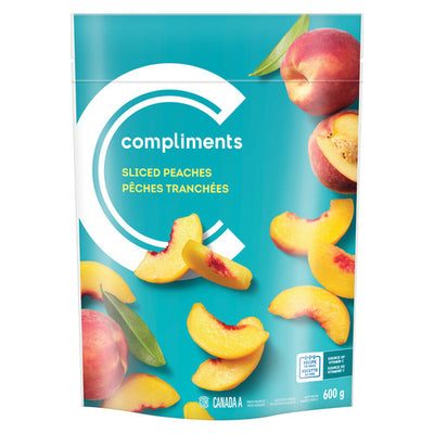 COMP FRZ SLICED PEACHES 600g
