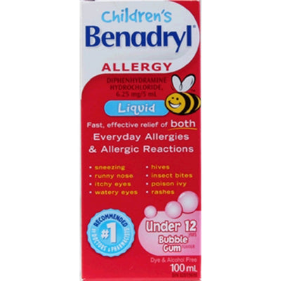 BENADRYL LIQ CHILDREN 100ML
