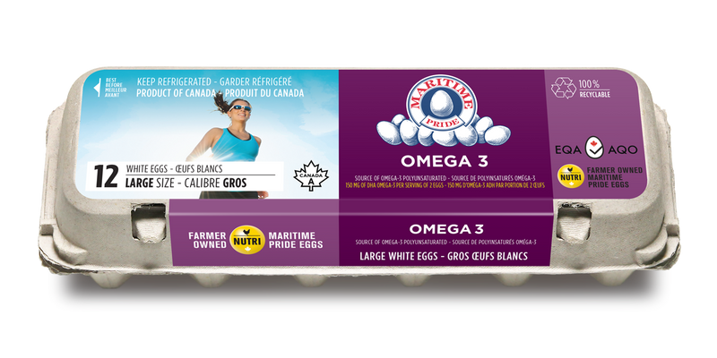 OMEGA 3 LARGE WHITE EGGS [1 DZ]