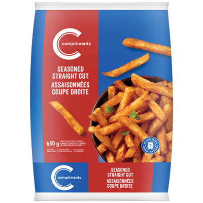 COMP STRIGHT SEASONED FRIES [650 g]