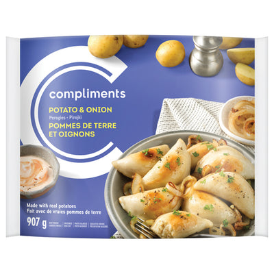 COMP POTATO & ONION PEROGIES [907 g]
