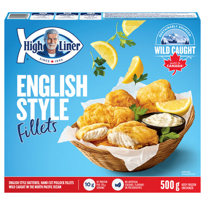 H/LINER ENGLSH FISH IN BATTER [500 g]