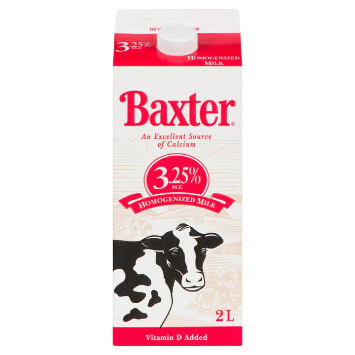 BAXTER CARTON HOMOG MILK [2 LT]