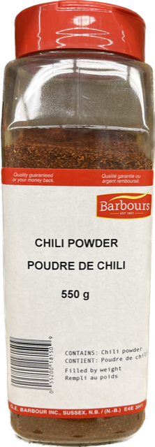 BARBOURS CHILI POWDER 550g [550 GM]