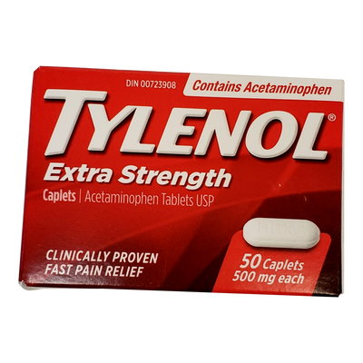 TYLENOL XSTR CAPLET 500MG 50 [50 TAB]