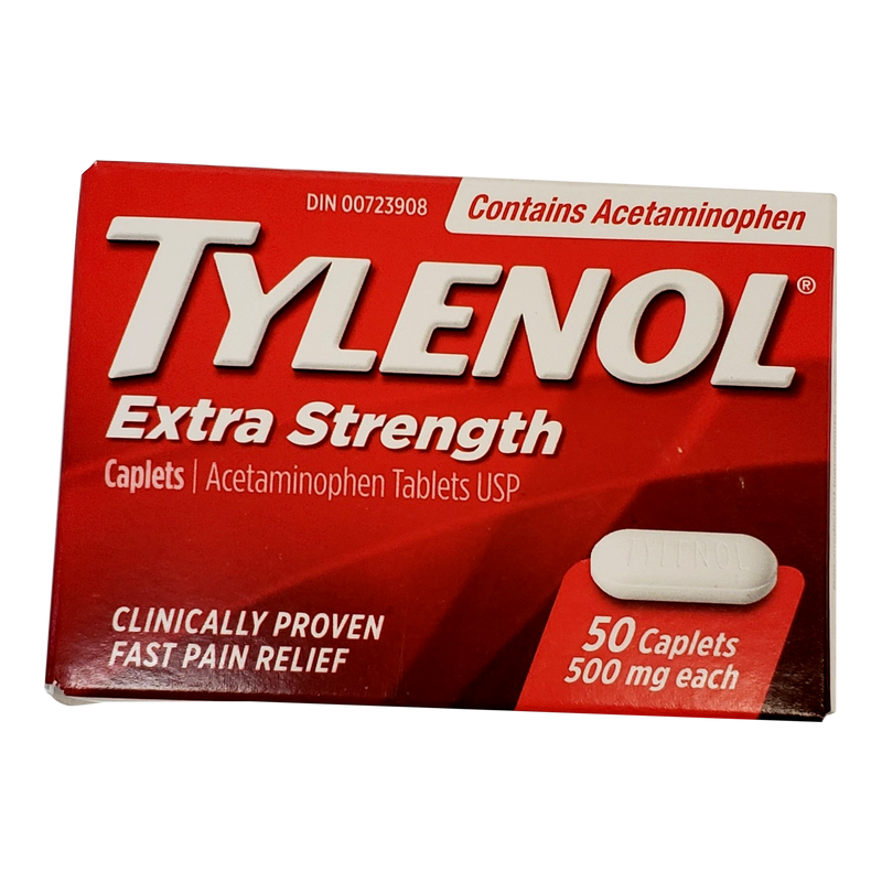 TYLENOL XSTR CAPLET 500MG 50 [50 TAB]