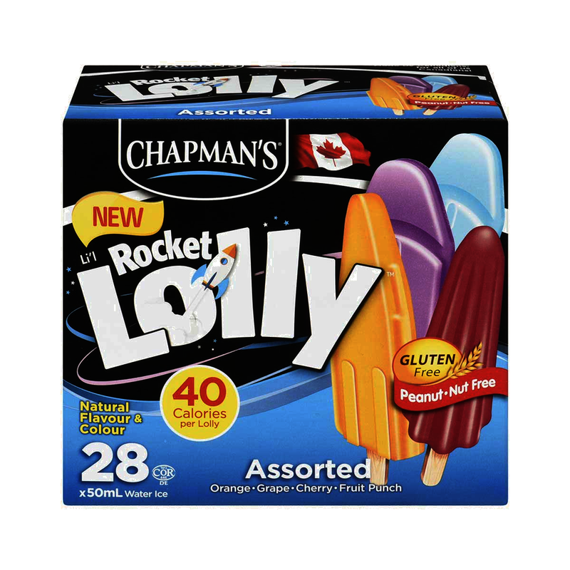 CHAP ROCKET LOLLY ASSORTED [28 pkg]