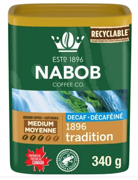 NABOB 1896 TRAD DECAF COFFEE [340 g]