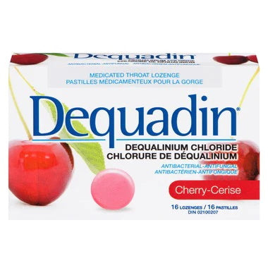 DEQUADIN CHERRY LOZENGES 16S [16 ea]