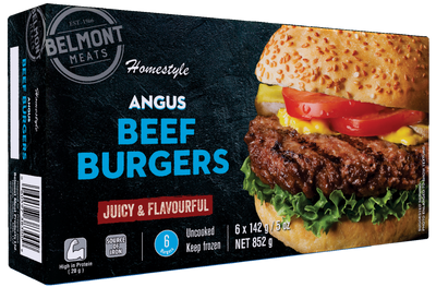 BELMONT ANGUS BEEF BURGERS [852 g]