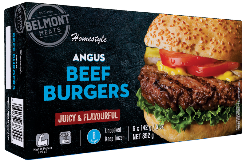 BELMONT ANGUS BEEF BURGERS [852 g]