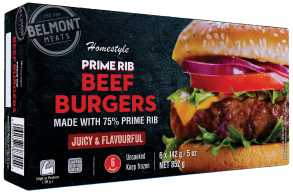 BELMONT PRIME RIB BURGERS [852 g]