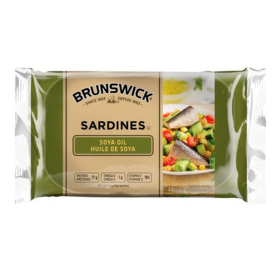 BRNSWCK SARDINE FILL SOYA OIL [100 g]