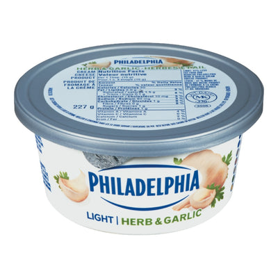 PHILLY CRM CHS LITE HERB/GRLC [227 g]