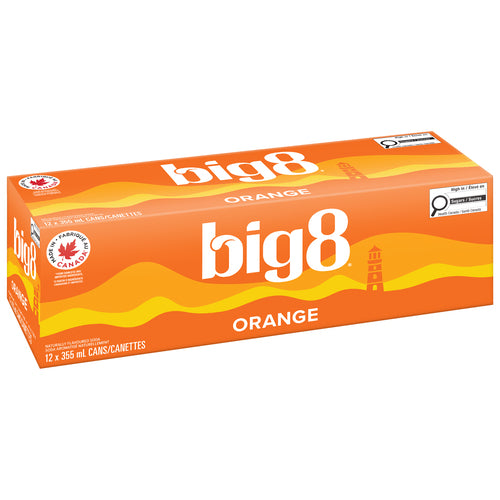 BIG 8 PINEAPPLE SODA 12x355ml [12 pkg]