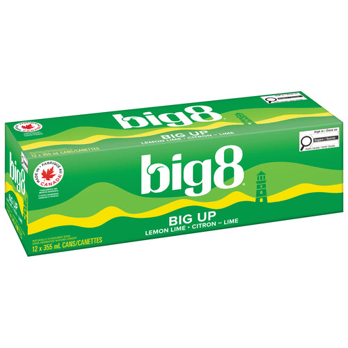 BIG 8 BIG UP LEMON LIME 12pk
