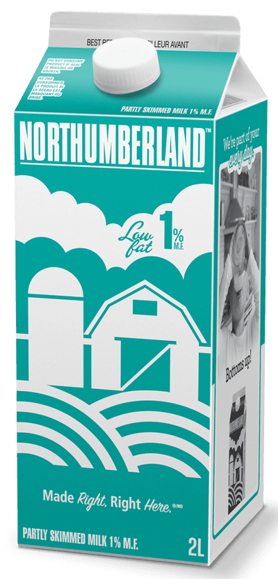 NORTHUMBERLAND 1% MILK CARTON [2 l]
