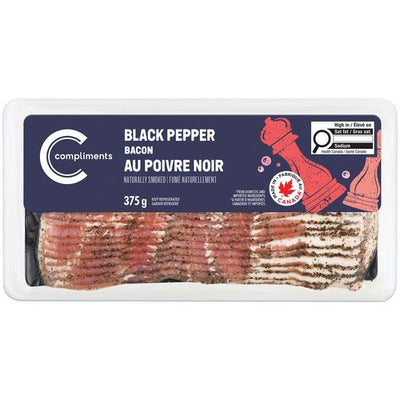 COMPLMNTS BLACK PEPPER BACON [375 g]