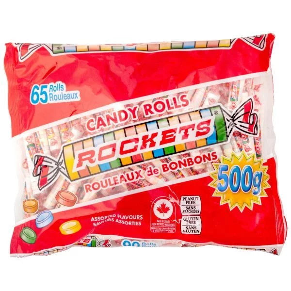 ROCKETS CANDY ROLLS 65pc