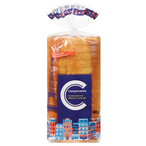 COMP SLICED BRIOCHE LOAF [500 g]