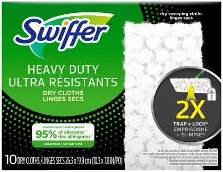 SWIFFER REFILL HVY DUTY CLOTHS [10 ea]