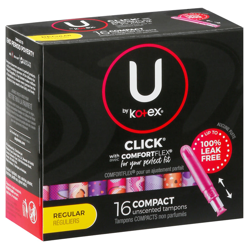 KOTEX TAMPONS CLICK REG 16s [16 ea]