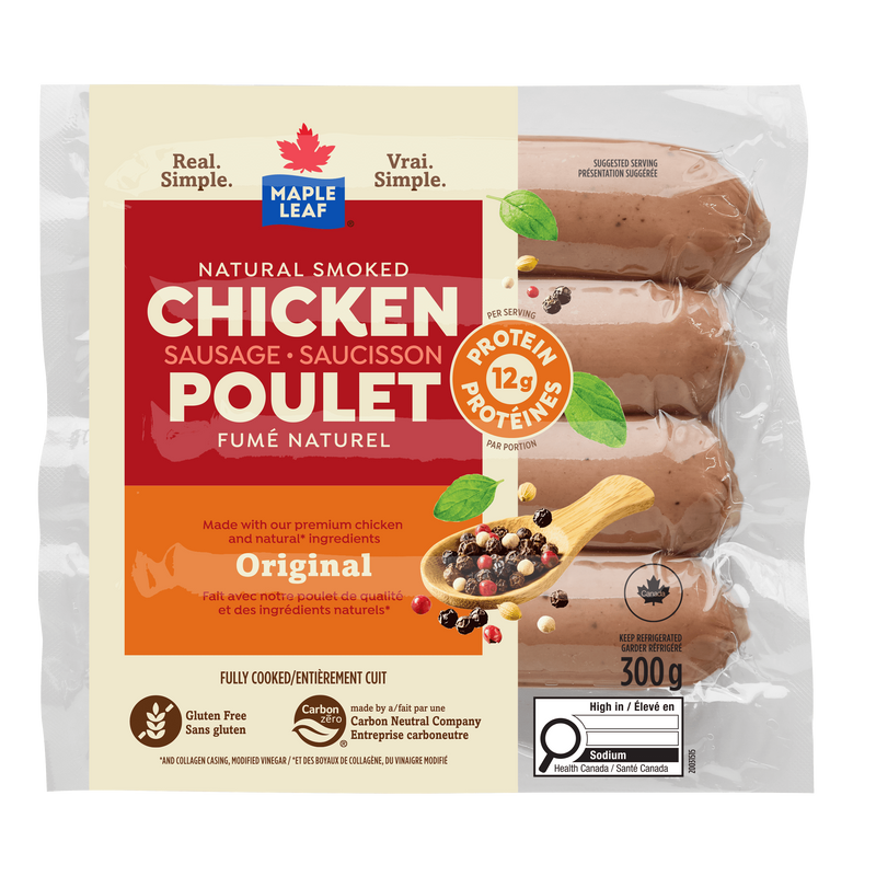 MAPLE LEAF CHICKEN SAUSAGE [300 g]
