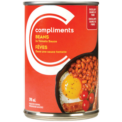 COMP BEANS IN TOMATO SAUCE [398 ml]