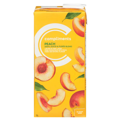 COMPLIMENTS 100% PEACH JUICE [1 l]