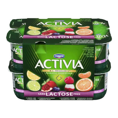 ACTIVIA LACTOSE FREE YOGURT 12 [12 pkg]