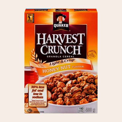 QUAK HARV CRNCH HNY NUT 400g