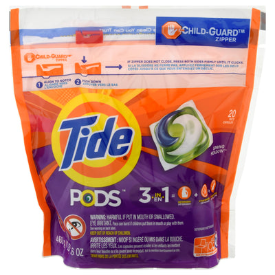 TIDE LIQ PODS SPRING MEADOW 20 [20 ea]