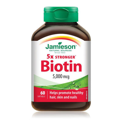 JAMIESON BIOTIN 5000MCG 60S [60 ea]