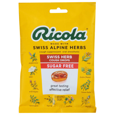 RICOLA S/F C/DROP ORG HERB [75 g]