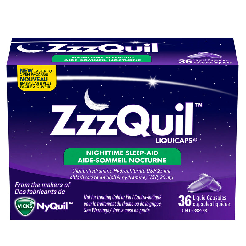 ZZZQUIL NIGHTTIME CAPSULES [36 ea]