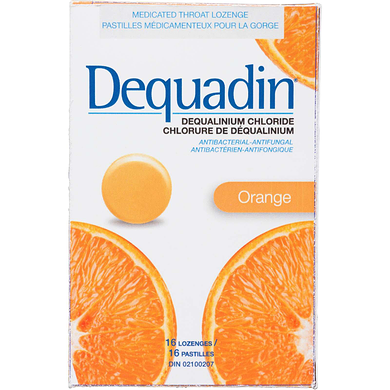 DEQUADIN ORANGE THROAT LOZENGE [16 pcs]