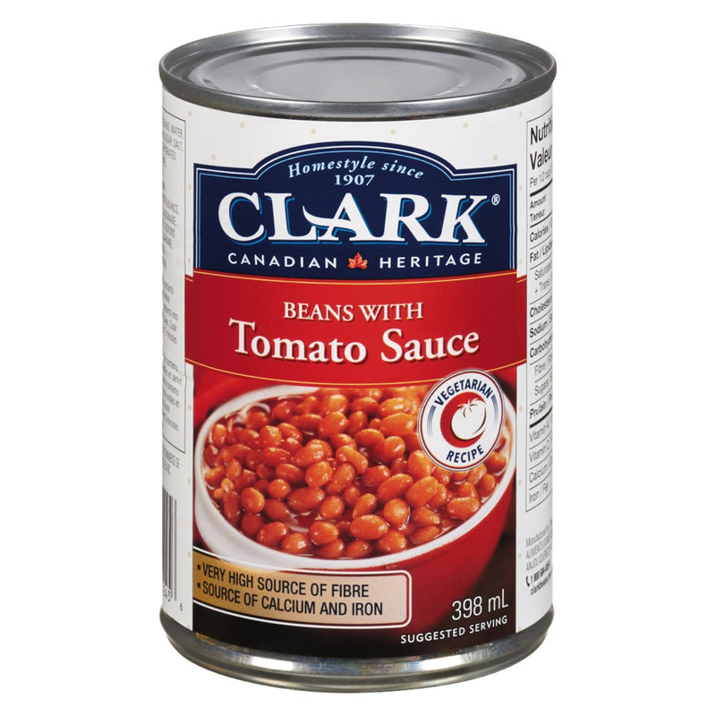 CLARK BEANS IN TOMATO SAUCE [398 ml]