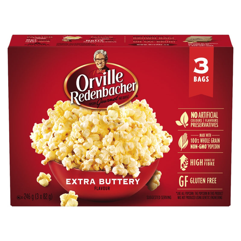 ORV POPCORN EX BUTTER 3x82g [3 pkg]