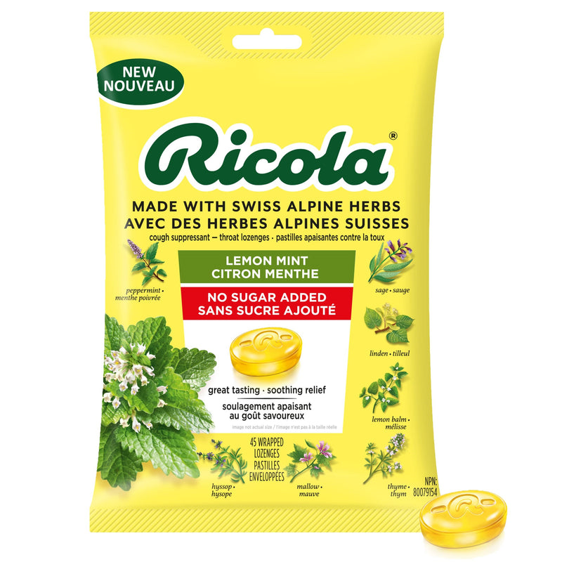 RICOLA NSA LEMON MINT 19s [19 ea]