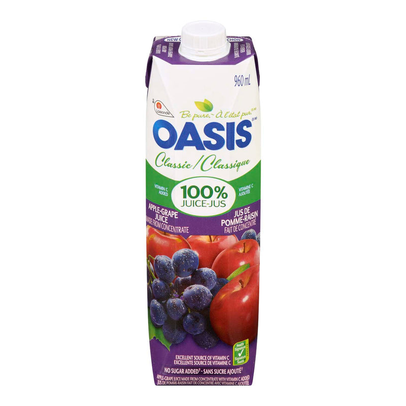 OASIS APPLE GRAPE JUICE +dp [960 ml]
